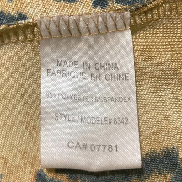 SASH Vintage leopard print short sleeve top ~ SMALL MEDIUM rockabilly goth shirt - Picture 13 of 14